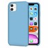 Apple iPhone 11 CaseUp Slim Liquid Silicone Kılıf Mavi 1